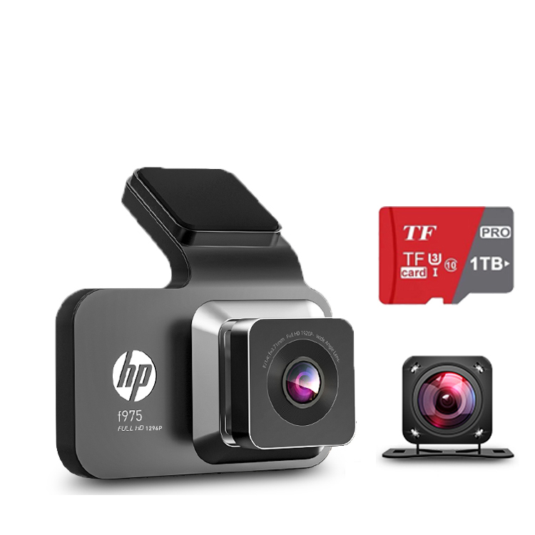 HP sõidusalvesti + tahavaatekaamera + 1TB mälukaart